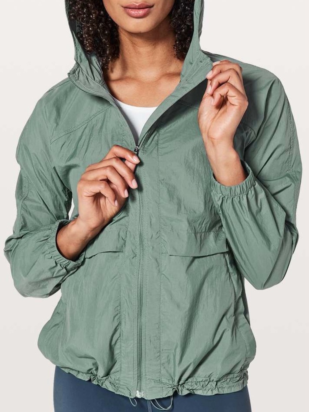 Lululemon Hood Lite Jacket Size 6 Juniper